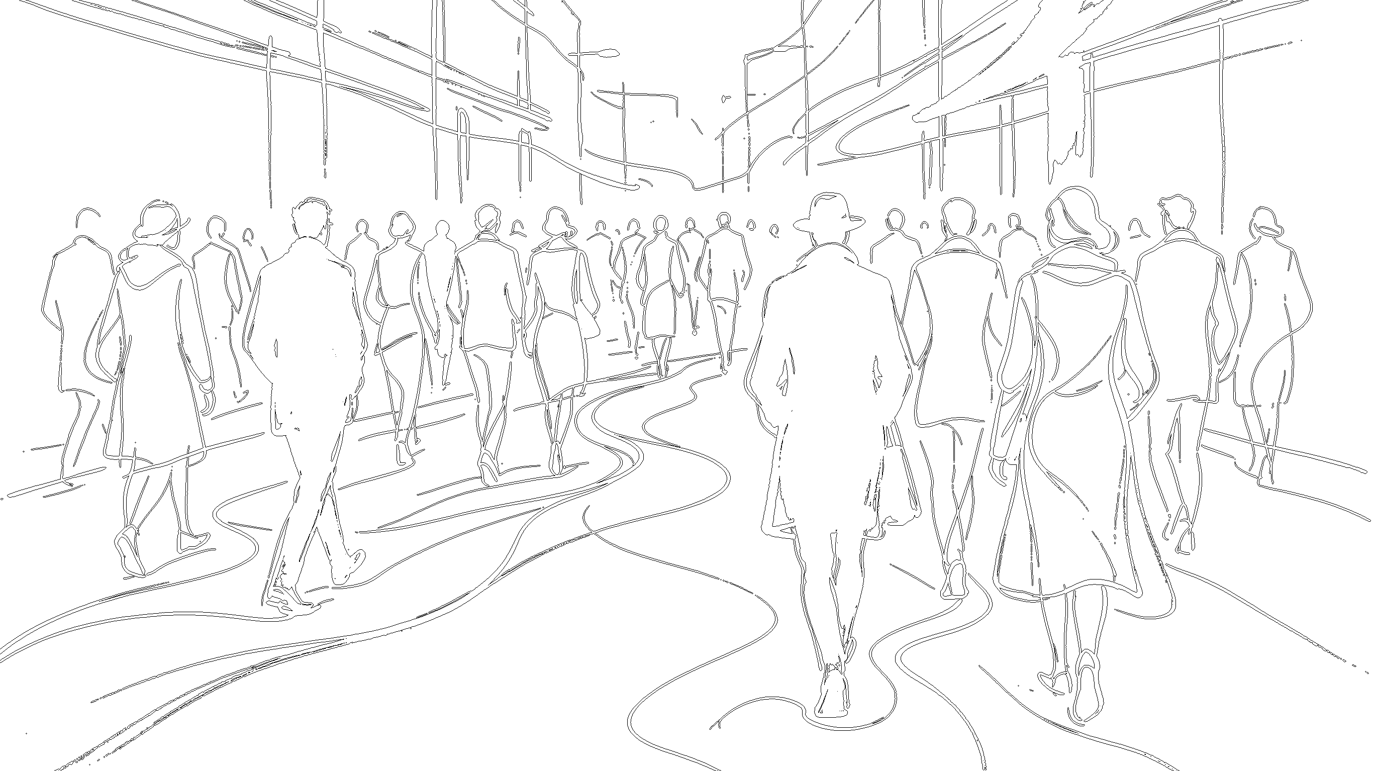 人群插画